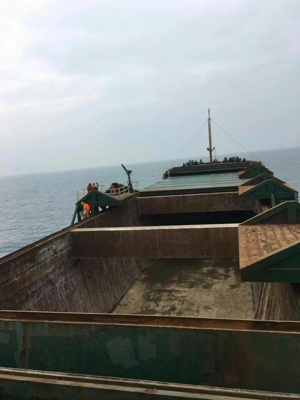 Bulk carrier at a Beibu Gulf port